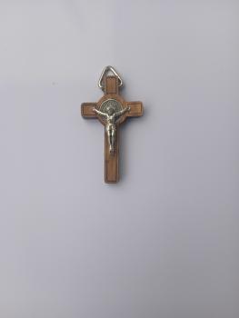 Benedictus cruz de madera 5 X 2 cm